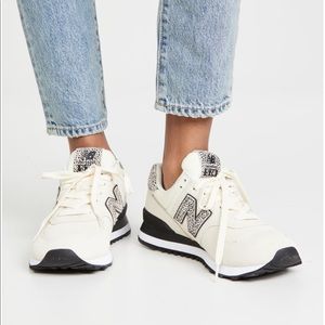 New Balance Classic 574 Sneakers - Angora/Black